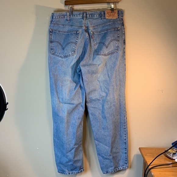 VTG Y2K 90s Retro Casual Levi’s Comfort Fit 560 Sz 38 x 32 Denim Light Med Wash - Picture 4 of 15